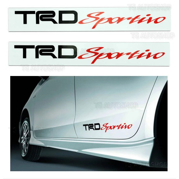 สติ๊กเกอร์ TRD Sportivo // สติ๊กเกอร์ติดรถ toyota // สติ๊กเกอร์ TRD Sportivo