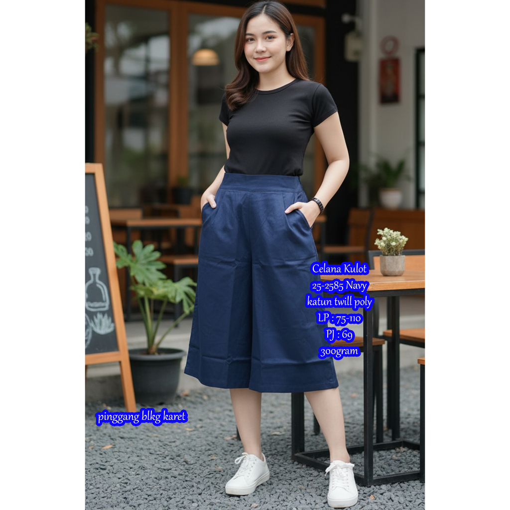 KATUN >> BFS - Culottes 25-2585 วัสดุโพลีคอตตอนทวิล LP: 75 - 110 PJ: 69