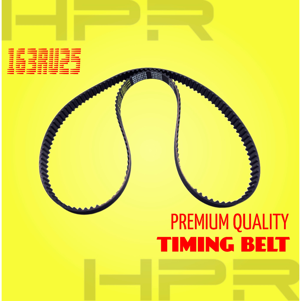MESIN HPR Premium Long Timing Belt - Mitsubishi L300 Colt Diesel Box Pickup Engine 4D56 | 163RU25 ฟั