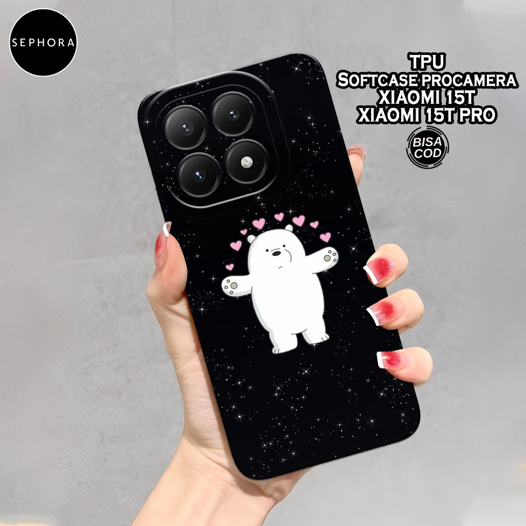 HP เคส Xiaomi 15T/15T Pro 2025 ล่าสุด - เคสแฟชั่น - Xiaomi 15T/15T Pro Softcase - เคสกล้อง Pro - เคส