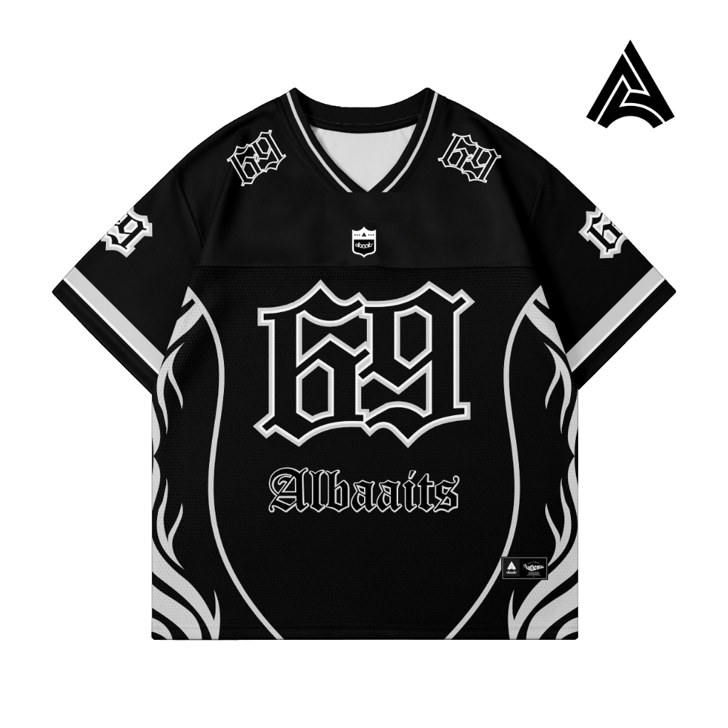 OVERSIZE JERSEY ORIGINAL ALBAITS BLACK69 - OVERSIZE JERSEY - DRYFIT JERSEY - เสื้อยืด OVERSIZE JERSE