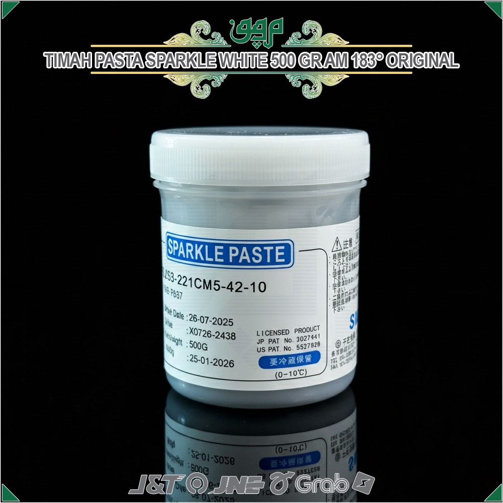 Sparkle OZ63 White 500GRAM Original Paste Tin / Green L20 Tin Free / Sbargle OZ63 Hight Copy Paste T