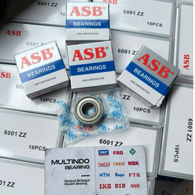BALL BEARING 6001 ZZ ASB ORIGINAL 100%