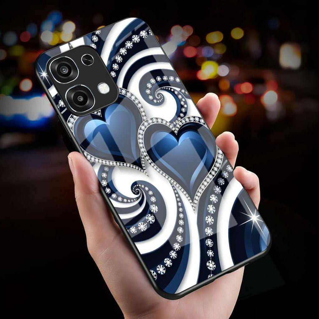 Softcase Glass Glitter Glass สําหรับ OPPO A6 PRO - ปลอก Hp OPOO A6 PRO - K125