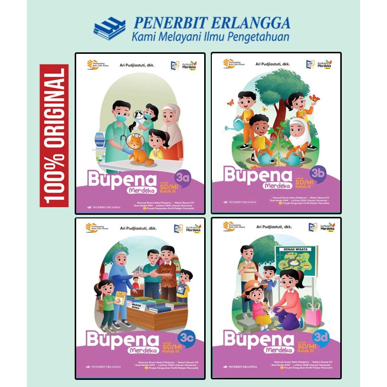 BUPENA Book Revised Edition for Elementary School/Islamic Elementary School Grade 3 (เล่ม 3A 3B 3C 3