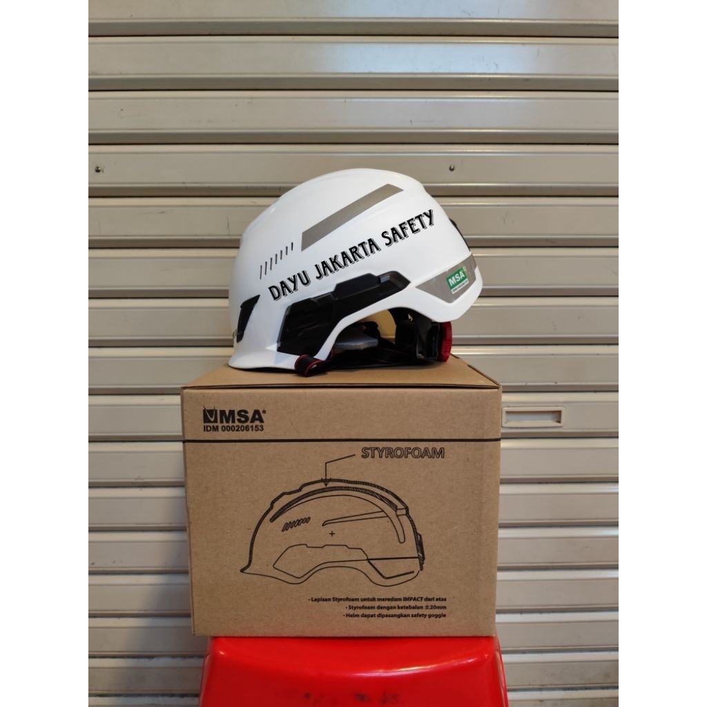 หมวกกันน็อค MSA Climbing H1 Trivent ดั้งเดิม