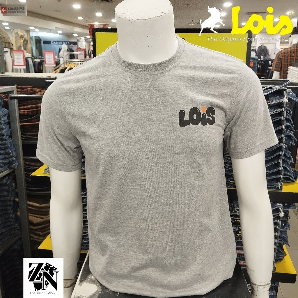 LOIS JEANS เสื้อยืดแขนสั้น KSL2399 GREY