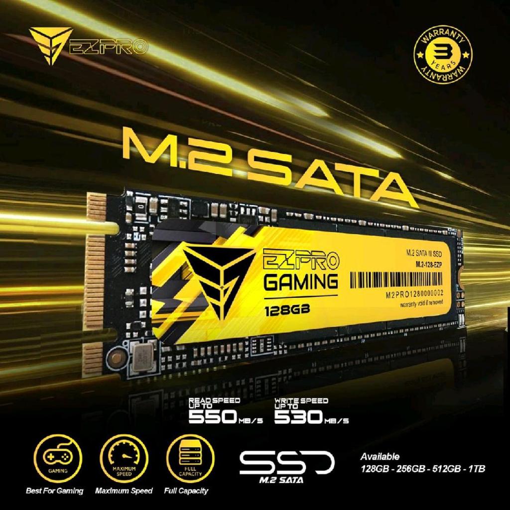 SSD M.2 sata Ezpro 2280 รับประกัน 3 ปี 128gb