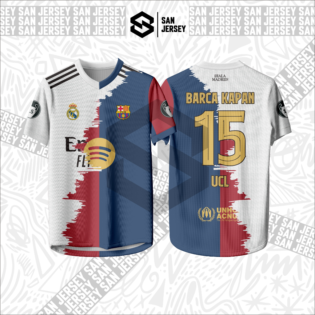 MADRIDISTA REAL MADRID BARCA KAPAN 15 UCL JERSEY