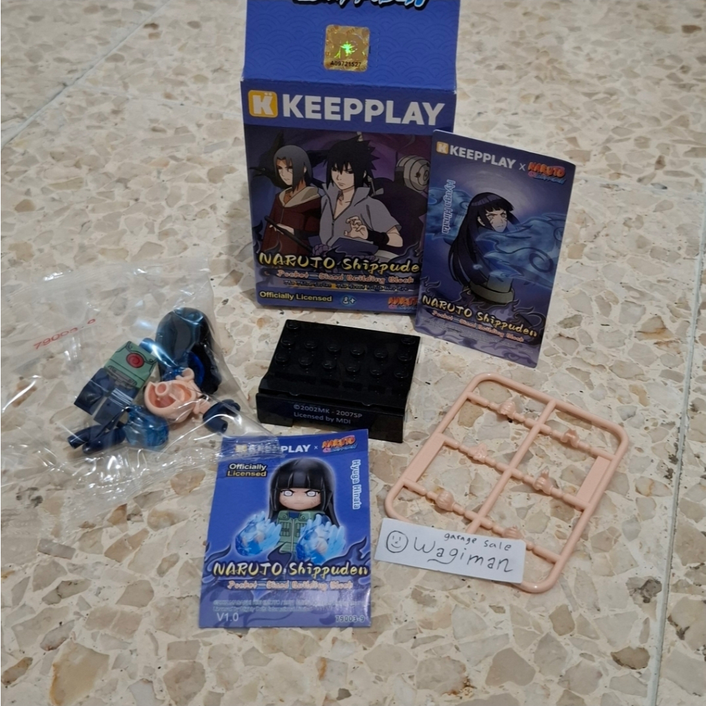 อิฐ Minifig Hyuga Hinata Qman Keepplay Naruto Shippuden