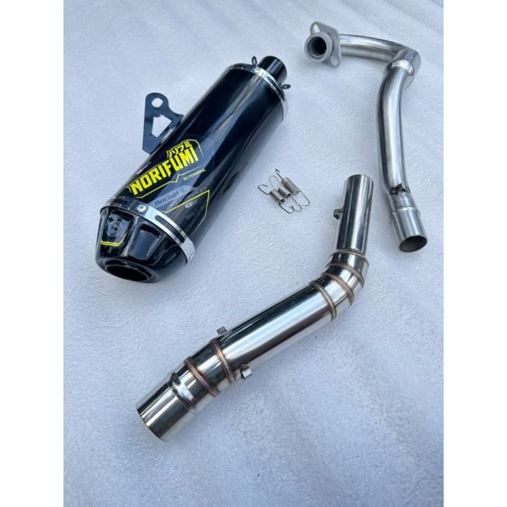 Norifumi Rocket4 ท่อไอเสียสําหรับรถจักรยานยนต์ klx150 crf150 wr155 xr200 ksr110pro ksr110