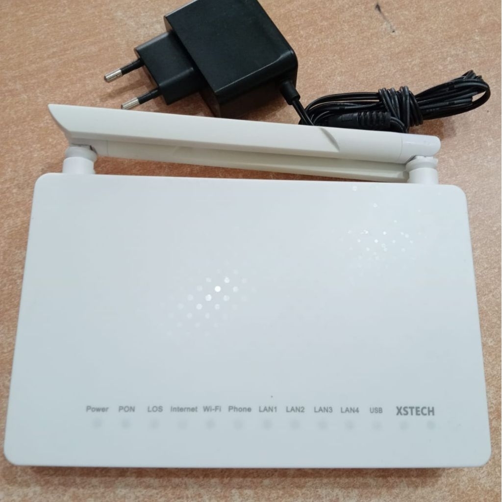 XPON ONT MODEM XPON XSF609 + ADAPTER (NORMAL SMOOTH LIKE ใหม่)