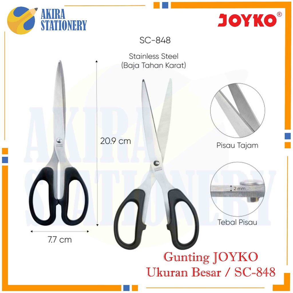 Joyko SC-848 กรรไกร/กรรไกรขนาดใหญ่ Big SC 848/เครื่องมือตัดกระดาษยาว SC848