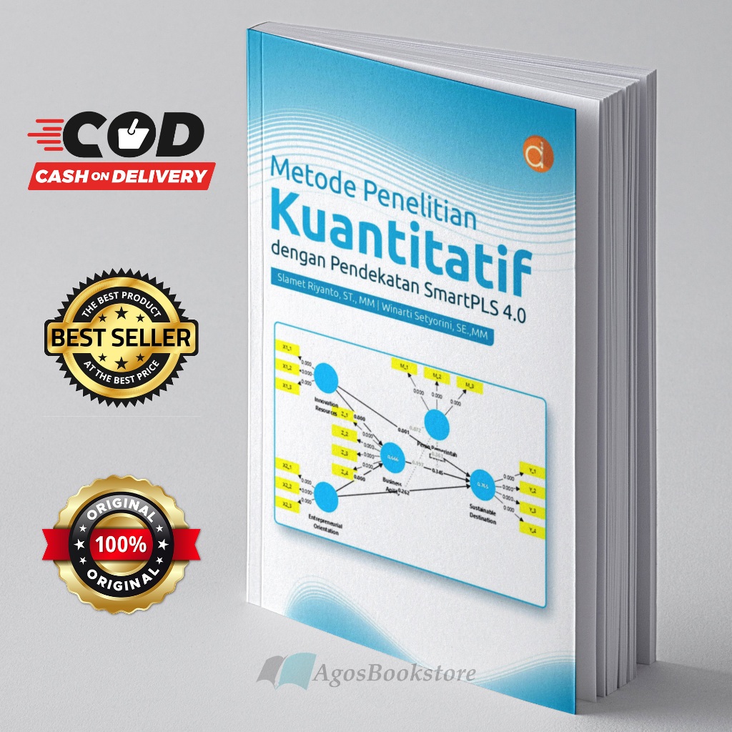 หนังสือวิธีวิจัยเชิงปริมาณพร้อม SmartPLS 4.0 Approach - Slamet Riyanto - ต้นฉบับ