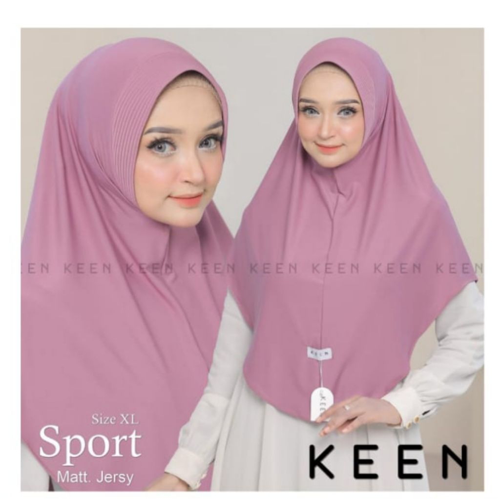 KEEN ฮิญาบ Bergo Hijab Keen Size XL