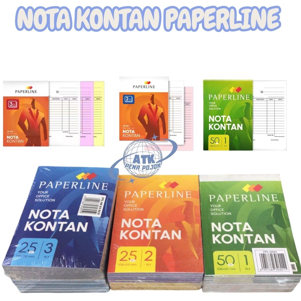Small Paperline Cash Note 1, 2, 3 ชั้น -