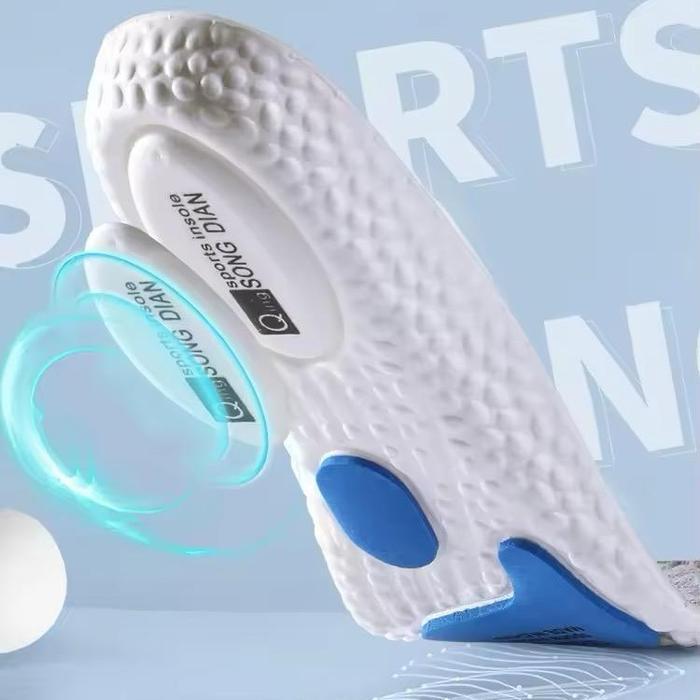SUPER SOFT AND LIGHT ANTI-BACTERIAL SPORTS SHOE INSOLE สําหรับผู้ชายและผู้หญิง gr