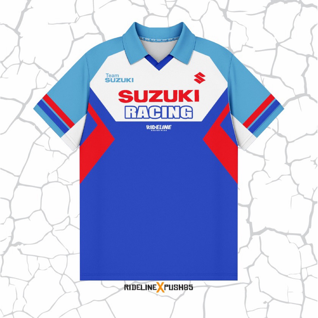 RIDELINE JERSEY MOTOR TEAM SUZUKI RACING PREMIUM FULL PRINTING