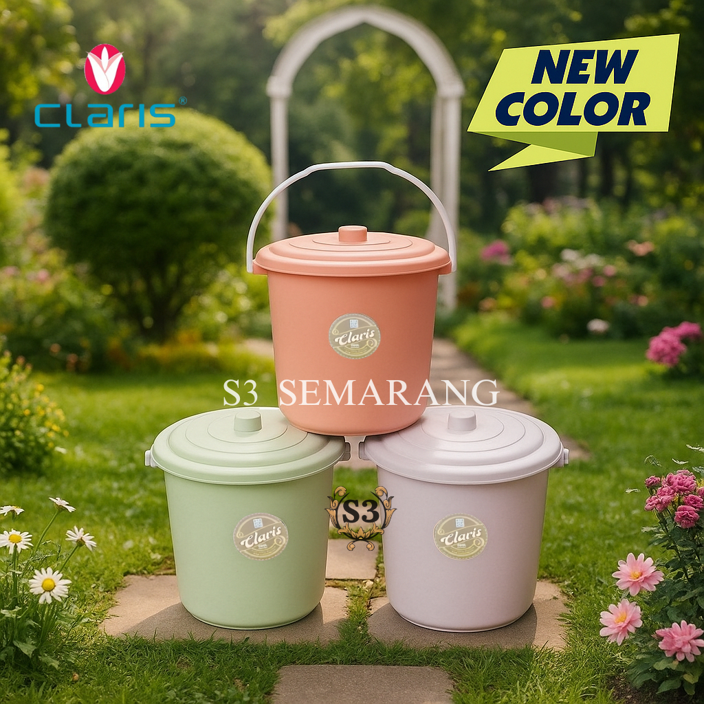 Ember Kecil Minimalist 5 Liter Tebal dengan Tutup Aesthetic Claris Ember Pax EMB 05