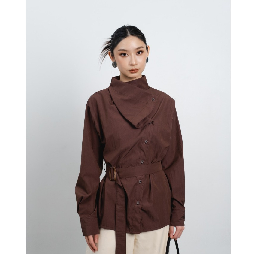 Seminggu.rtw - เสื้อครอปคอปกลายหลุย