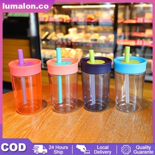 Ready Botol Minum Anak Kiddy Tumbler Transparan Aestetic Estetik BPA FREE Look a like Tumbler Sedotan Botol minum anak anak Botol Air 500ML