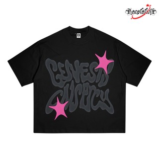 Genesis Conspiracy - Cotton Oversized T-shirt Flush Hitam Unisex - Cotton Combed 30s