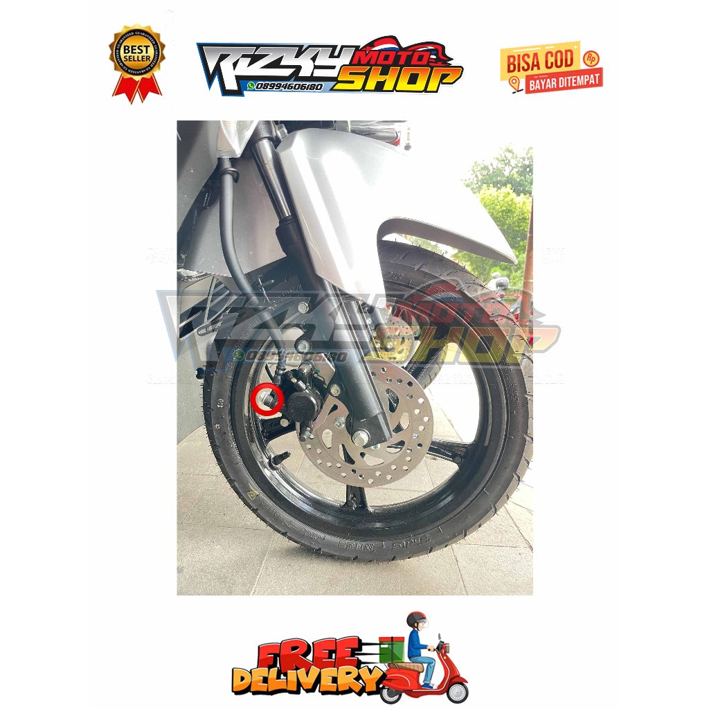 FRONT CALIPER BANJO BOLT (1 BOLT) MIO SERIES 115 / 125 M3 J SOUL GT FINO X RIDE GEAR ZS GRANDE FAZIO