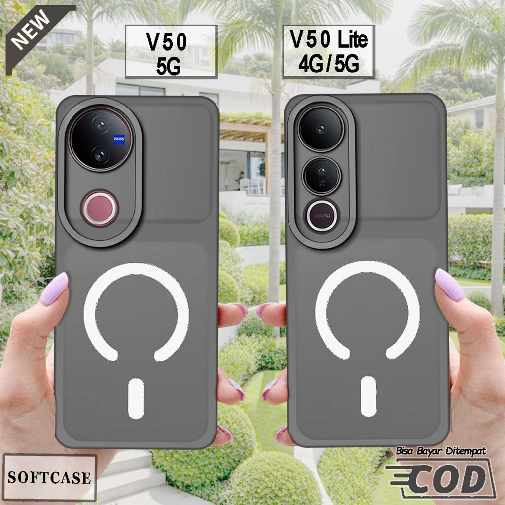 เคส VIVO V50 5G 2025 - เคส VIVO V50 LITE 4G/5G 2025 _เคสซิลิโคนสีดําใส ยืดหยุ่น ยืดหยุ่น ยืดหยุ่น ยื