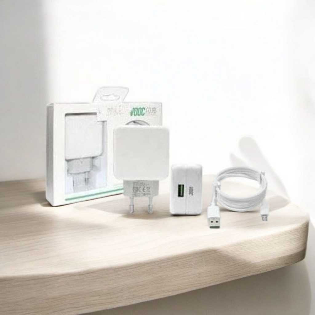 TRAVEL CHARGER R17 3.0A ORIGINAL VOOC FAST CHARGING MICRO USB TYPE C