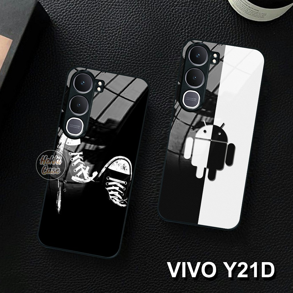 HP ล่าสุด Vivo Y21D Softcase - เคสกระจก Vivo Y21D - เคส Vivo Y21D - ซิลิโคนสําหรับ Vivo Y21D - เคสโท