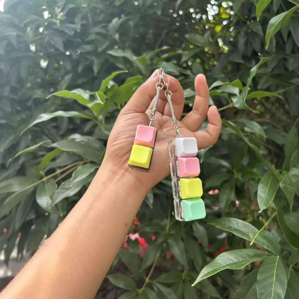 GANTUNGAN ASMR C52 LED KEYBOARD KEYCHAIN (LED)