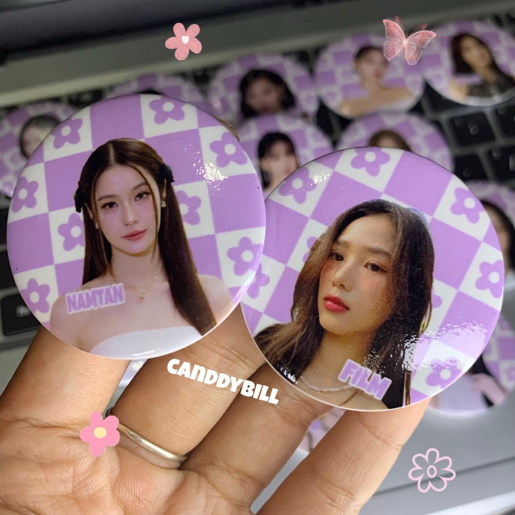 เข็มกลัดพิน อุปกรณ์เสริม GMMTV pin thaienthu Thailand girl merch อุปกรณ์เสริม