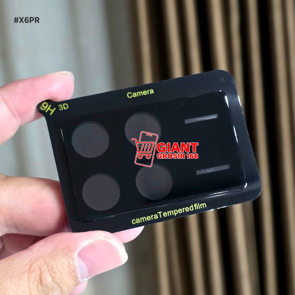 Poco X6 Pro Poco X6 5G Poco X7 5G Poco X7 Pro Anti-scratch Camera Frame สีดํา 3D Round Edge Camera