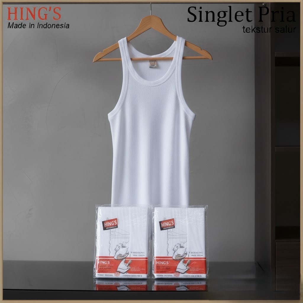 PACKAGE CONTENTS 3 ชิ้น Hings 123B เสื้อกล้ามผู้ชาย | เสื้อกล้ามผู้ชาย Hings 123B | Hings Hings 123B
