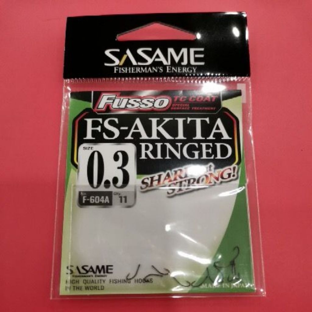 Sasame Akitakitsune Ringed Fusso F-604A TC Coat Hooks Japan