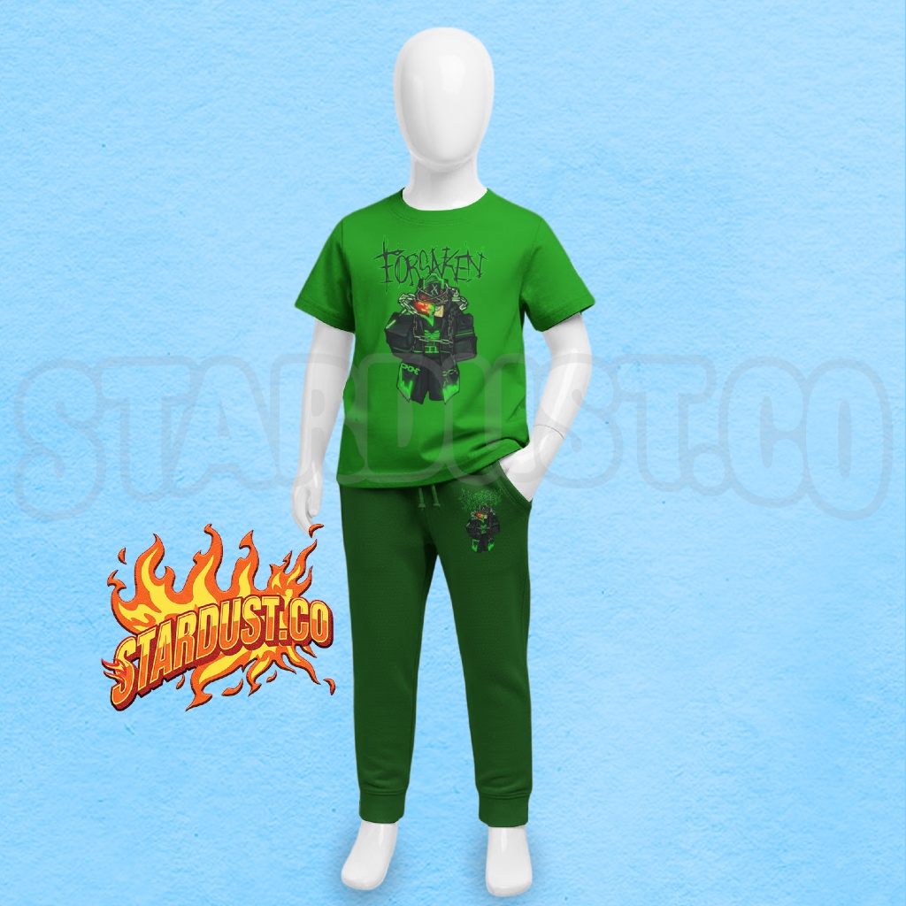 Roblox Forsaken ชุดเสื้อยืดเด็ก 1x1x1x1 / Roblox Forsaken Kids Jogger ชุด 1x1x1x1