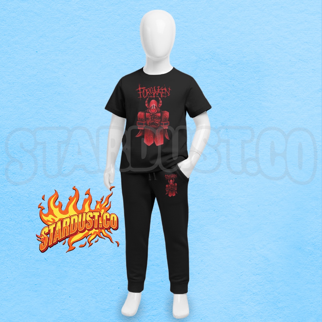 Roblox Forsaken Coolkid ชุดเสื้อยืดเด็ก / Roblox Forsaken Coolkid Kids Jogger Set