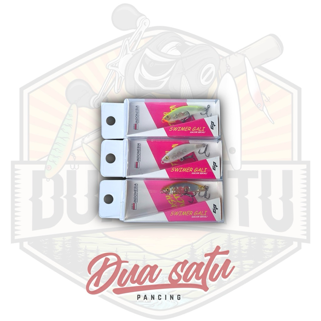 SWIM GALI เหยื่อหล่อ 4 ซม. โดยอุปกรณ์ตกปลา