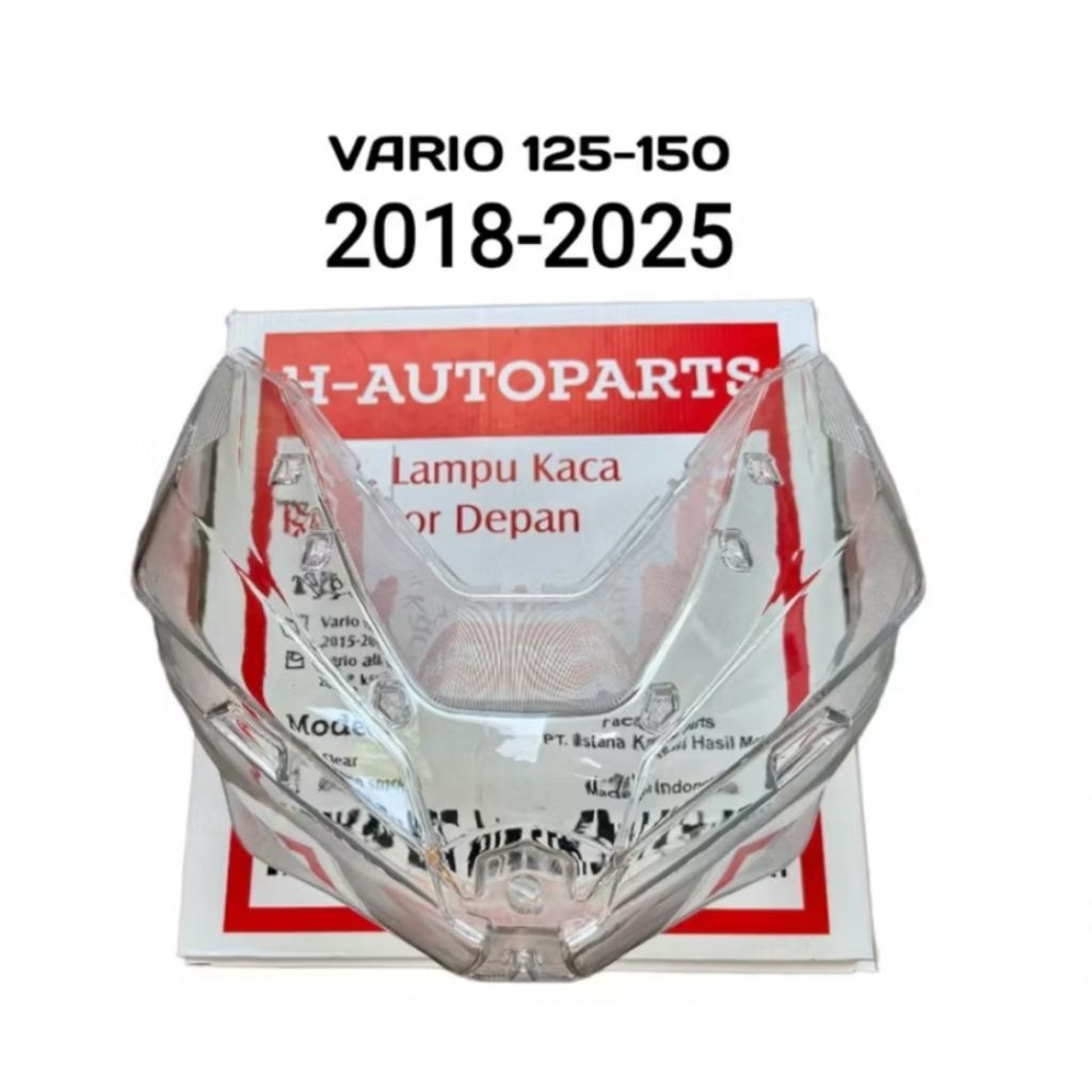 HEADLIGHT GLASS MICA VARIO 125 KZR/VARIO 125/150 FI OLD K59 / VARIO 125/150 LED ใหม่ K59J