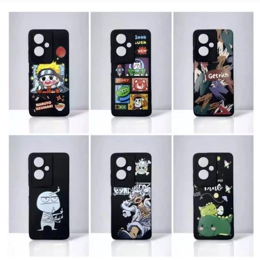 ปลอก [ Vivo v30 / v30 pro / v30E / V40 LITE / V40 / V40 PRO ] Soft Case Motif / Case Big Eye Pattern