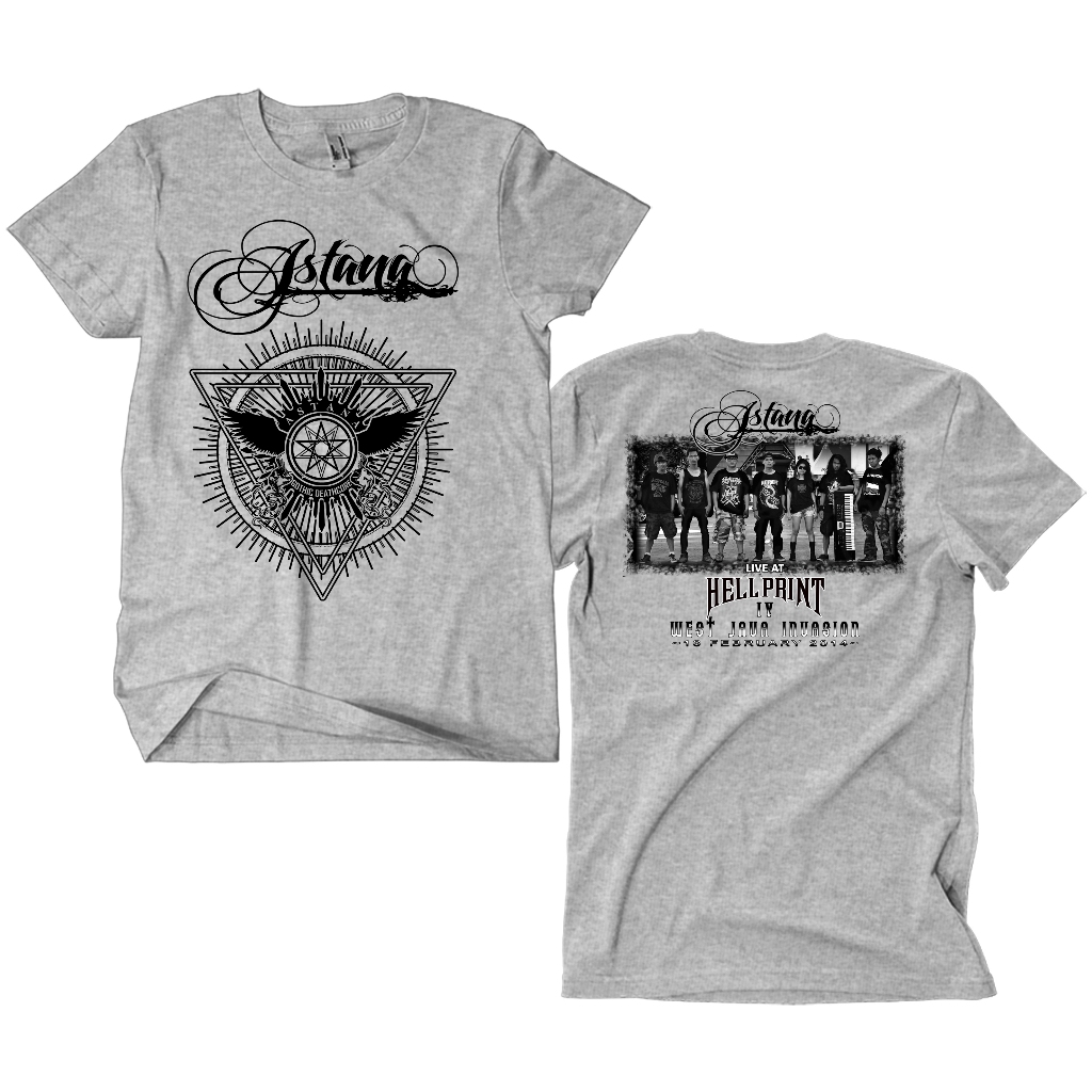 เสื้อยืดวง Astana Live At Hellprint