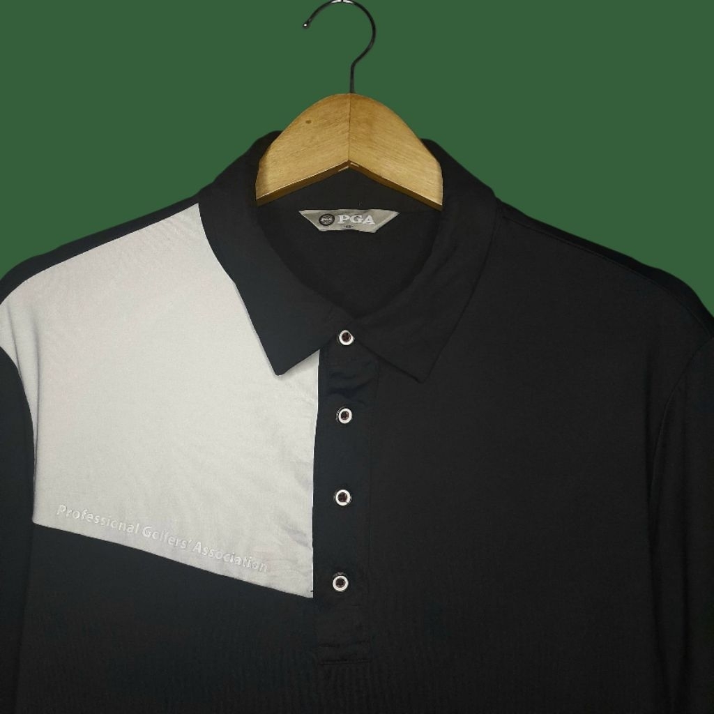 PGA GOLF เสื้อยืดกีฬาคอปกผู้ชาย เสื้อกีฬาผู้ชาย