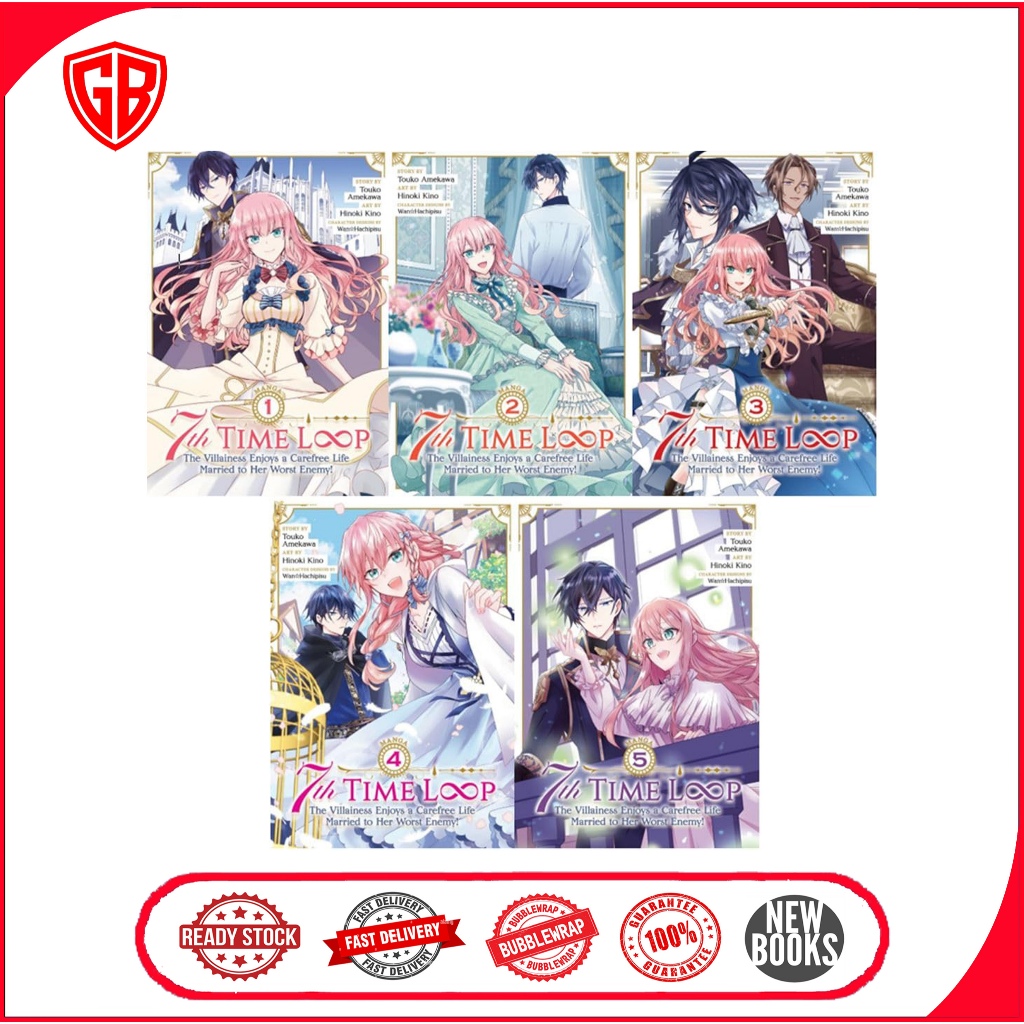 Manga 7th Time Loop (ซีรีส์ 7 เล่ม) ภาษาอังกฤษ