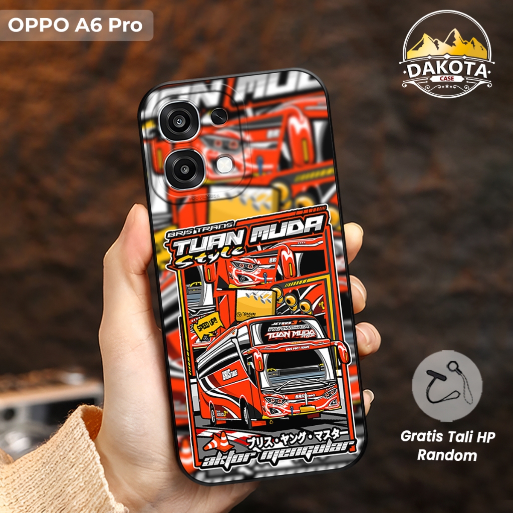 Oppo A6 Pro / A5 Pro / A5X / A5 4G/5G / A5S / A5X / A5i / A3X / A3S Basuri Bus Motif Casing | กล้อง 