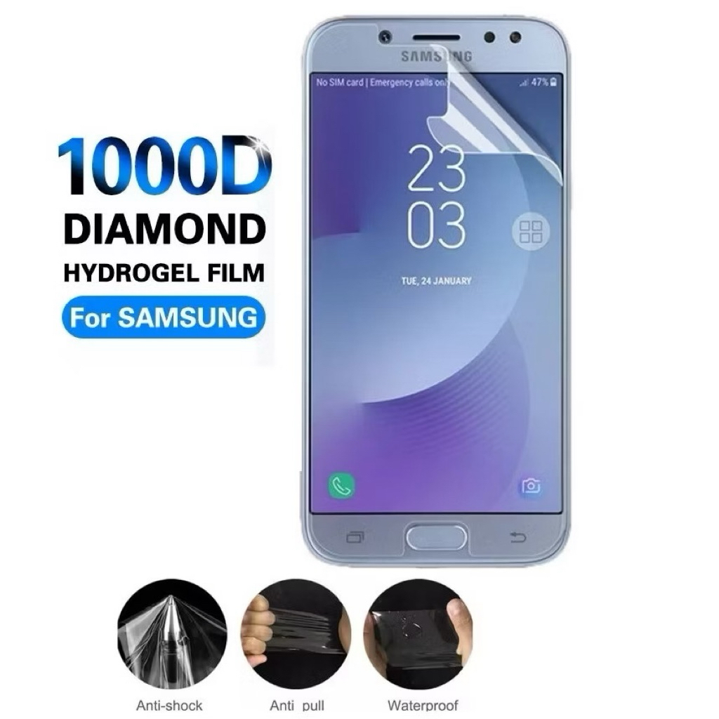 Anti-shatter hydrogel สําหรับ samsung J2Pro 2018 J4 + J6 J6+ J7duo J8 J7+ J5pro J7pro J7max J3pro J7