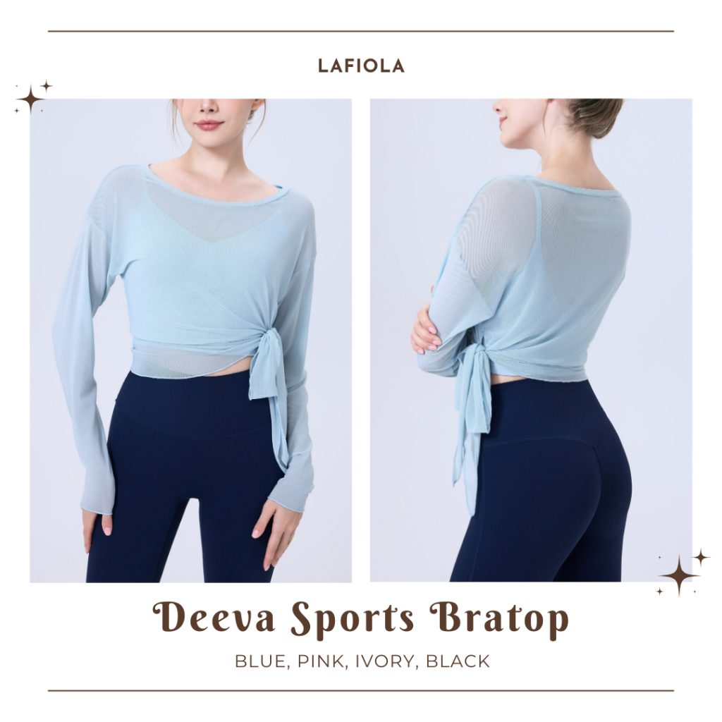 LAFIOLA - DEEVA SPORTS BRATOP โยคะออกกําลังกายยิมพิลาทิส