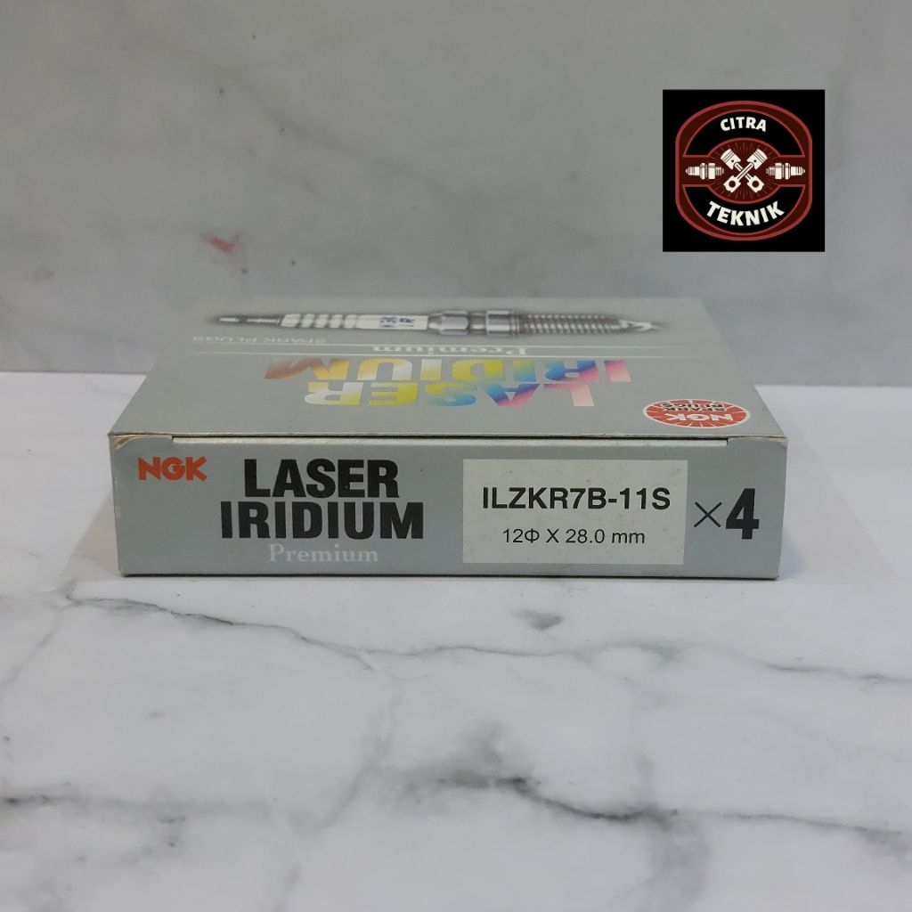 หัวเทียน NGK Laser Iridium ดั้งเดิมสําหรับ Honda Accord CP 2008-2012 - ILZKR7B-11S
