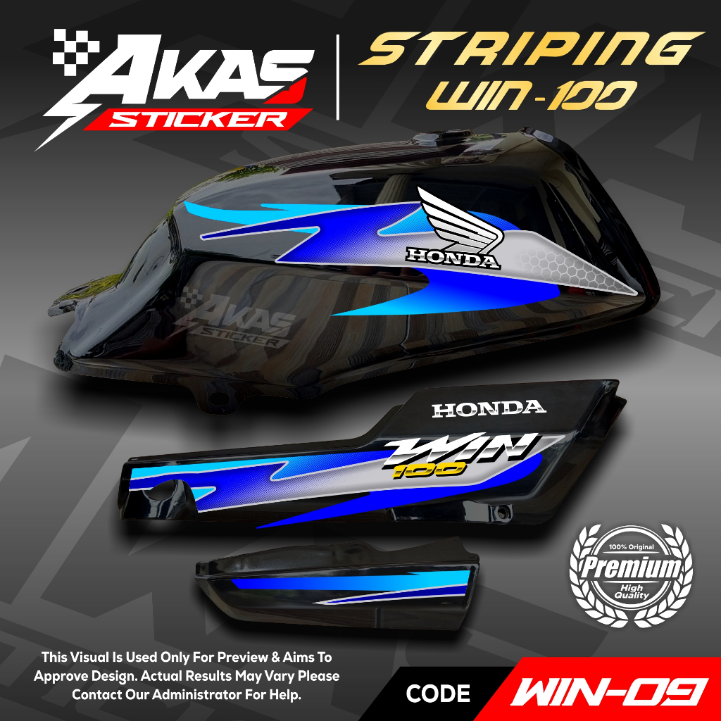 Honda Win 100 Striping Variation รหัส WIN09