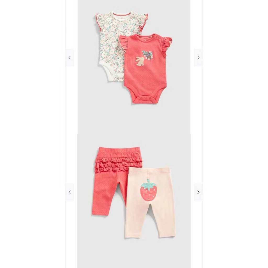 Mothercare บอดี้สูทและเลกกิ้ง Strawberry Contents 2 (295k)