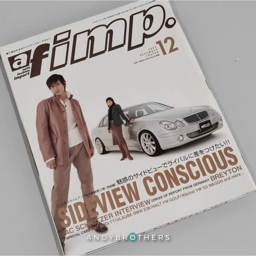 ตลาดในประเทศญี่ปุ่น JDM Euro Cars Automotive Catalog Book / Magazine - af IMP - ต้นฉบับ